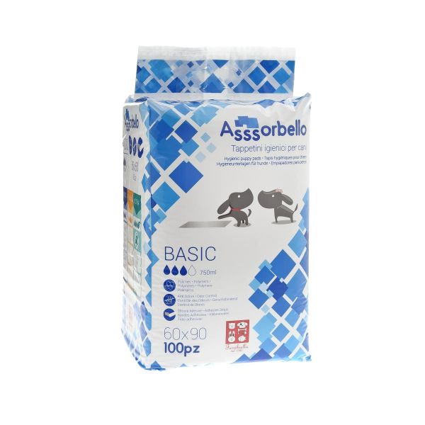 Assorbelo Tapete Higiénico Básico 100un 60x90cm