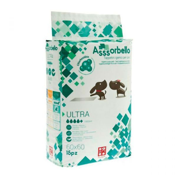 Assorbello Ultra Pads C/ Clorexidina 60x60cm (50uni.)