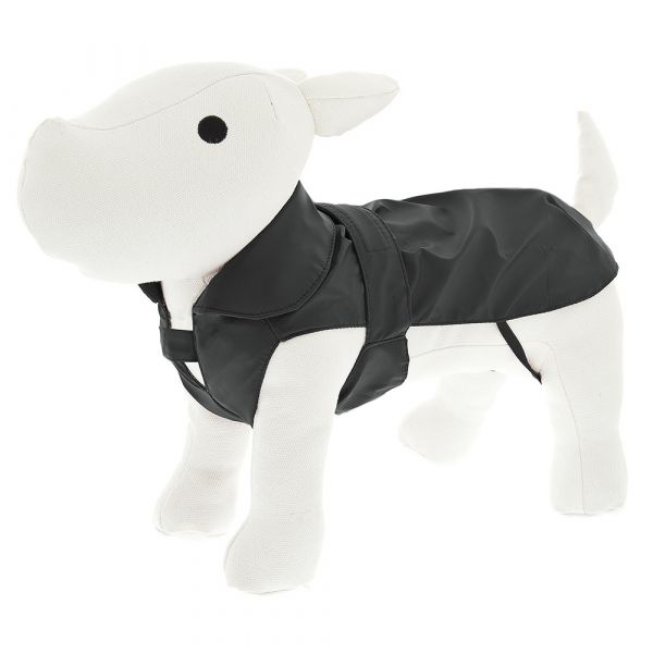 Ferribiella Capa Impermeável Pocket Preta Cães 24 cm
