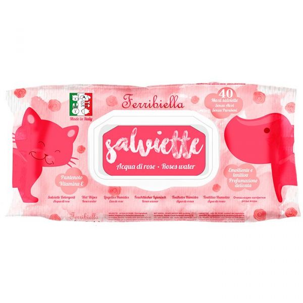 Ferribiella Toalhitas Rose Water 40 Toalhitas