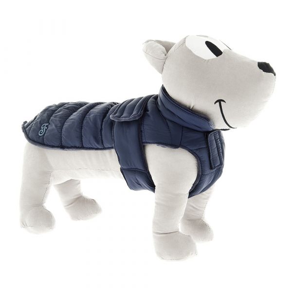 Ferribiella Casaco Impermeável Caldoso Azul Cães 43 cm