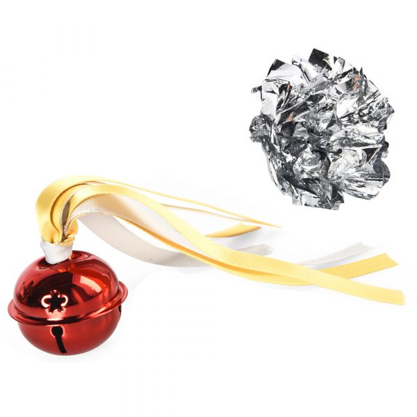 Ferribiella Guizo de Natal & Bola para Gatos