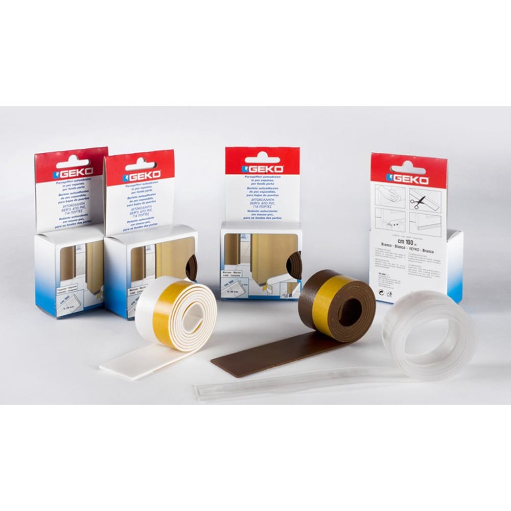 Adesivo para debaixo da porta em pvc expandido 38mm x 100cm transparente