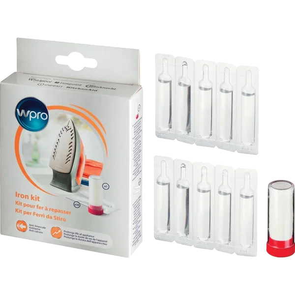 Kit de Limpeza WPRO IRO011 | Descalcificador, Ferros de Engomar
