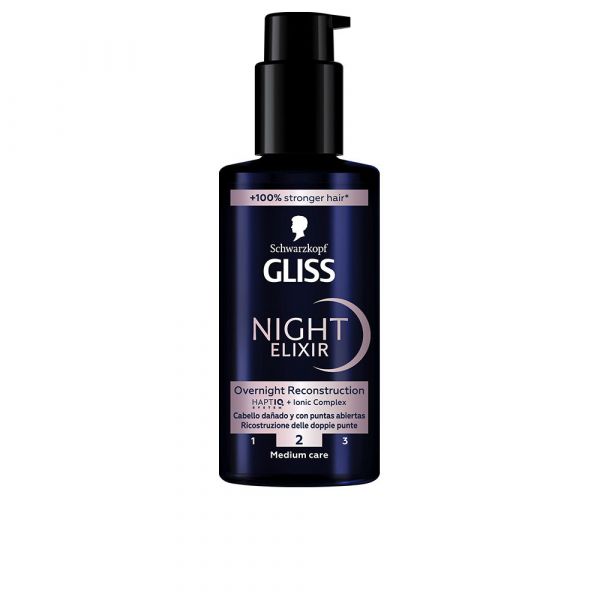 Schwarzkopf Gliss Night Elixir Overnight Reconstruction Sérum 100ml