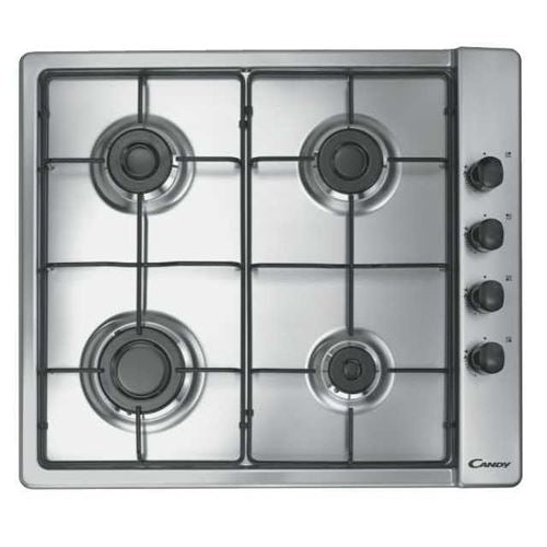 Placa a Gás Candy CLG64SPX | 58.5 cm | 4 Zonas | Aço inoxidável