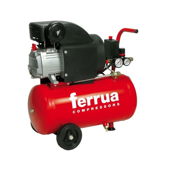 Ferrua Compressor de Ar 24l 8bar Vermelho