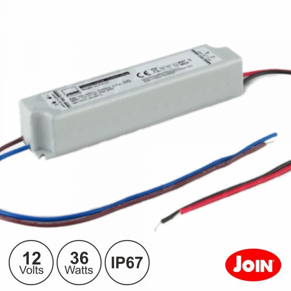 Join Fonte de Alimentação Estanque 12v 3a 36w Ip67