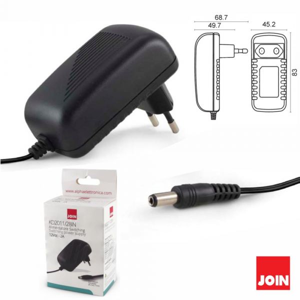 JOIN Alimentador Switching 12V 2A - KD2011/28IN