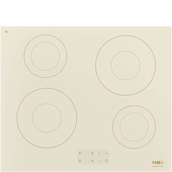 Placa Indução Smeg Si2641dp 4 Bocas Dourada