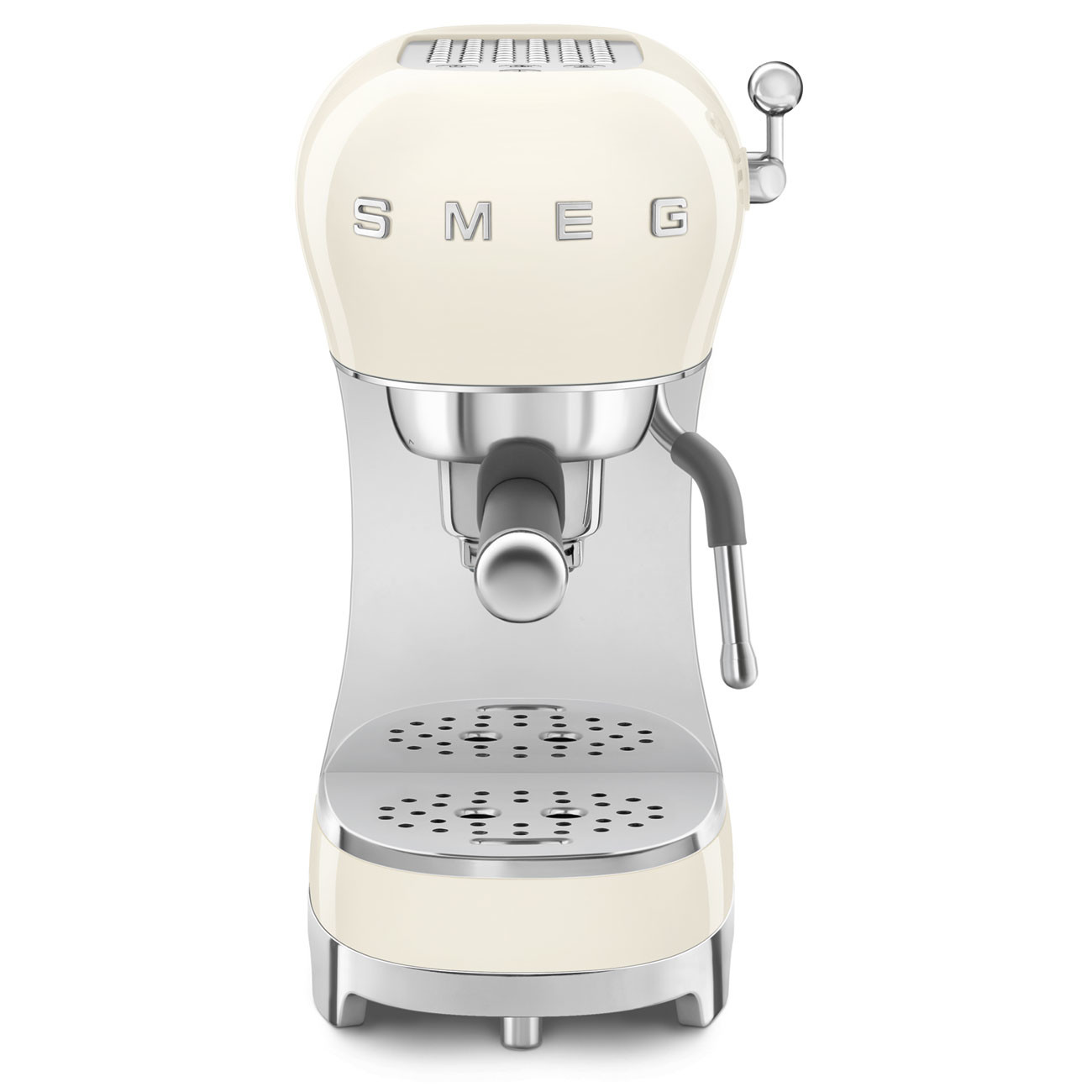 Máquina de Café Espresso Manual Smeg ECF02 Creme