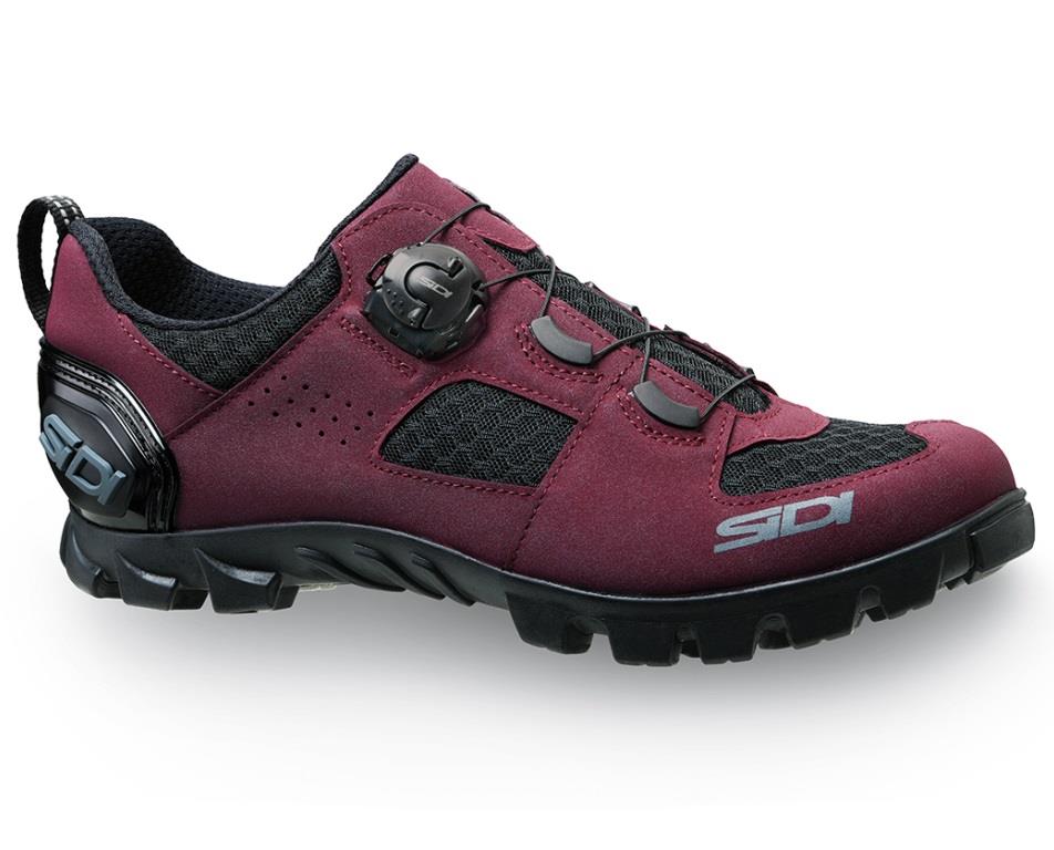 SAPATOS CICLISMO MTB SIDI TURBO BORGONHA/PRETO