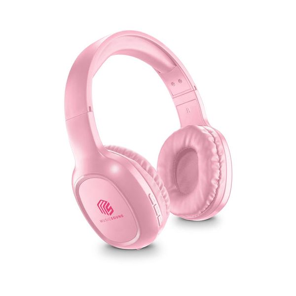 Music & Sound Auscultadores Bluetooth Basic Rosa
