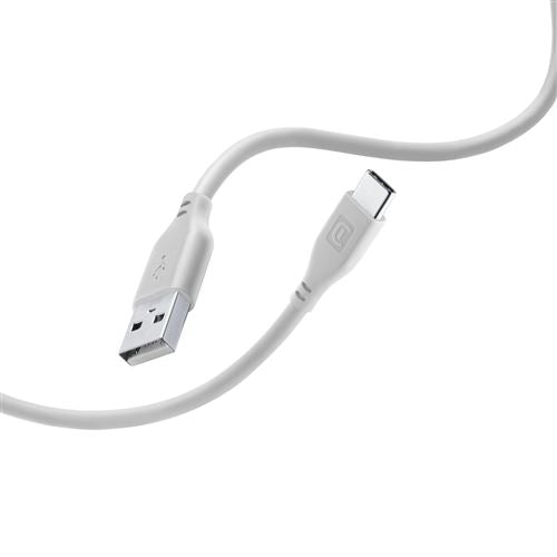 Cabo Cellular Line Soft USB para USB-C 1.2m- Branco