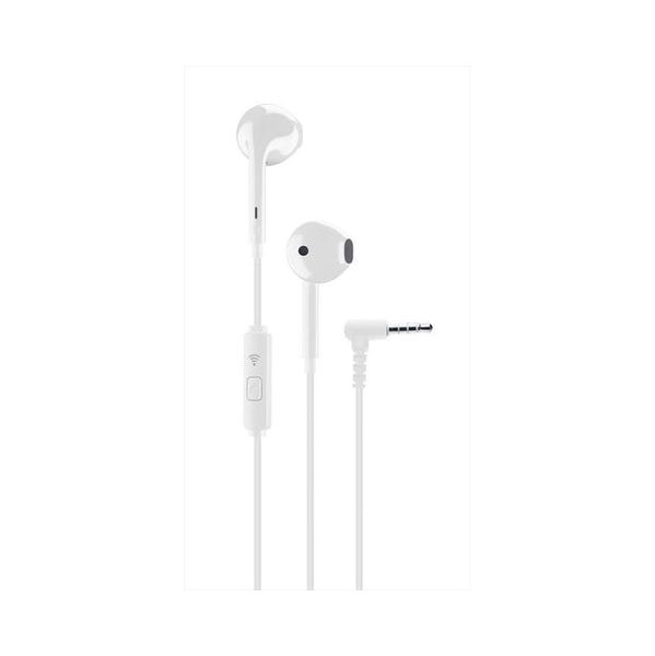 Cellularline Auriculares Stereo Capsule 2 Jack 3.5mm White