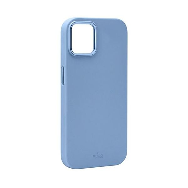 Puro Capa Icon em Silicone com Magsafe para Apple iphone 15 Azul Claro