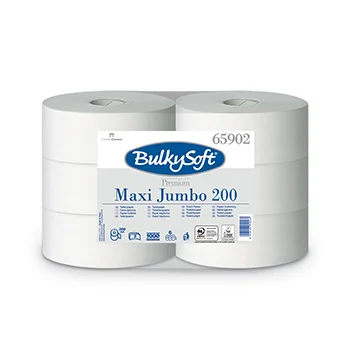 Papel Higiénico (Jumbo) 2Fls 200mts Bulkysoft Ex.Central 6un