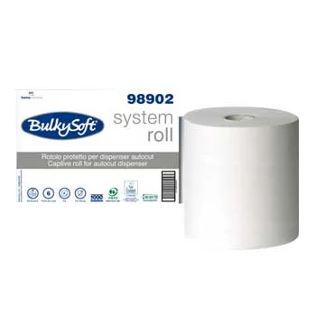 Rolo Toalhas Mão 250mx21cm 2Fls BulkySoft 6un
