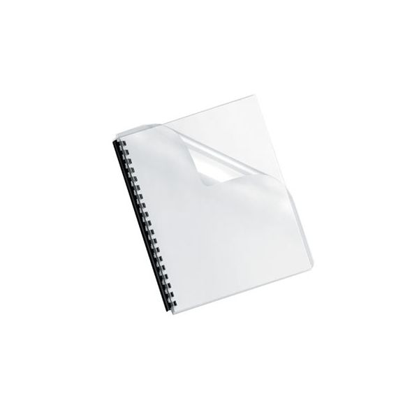 100 un. Fls Acetato Encadernação PVC A3 Transparente 180mc - 1731003