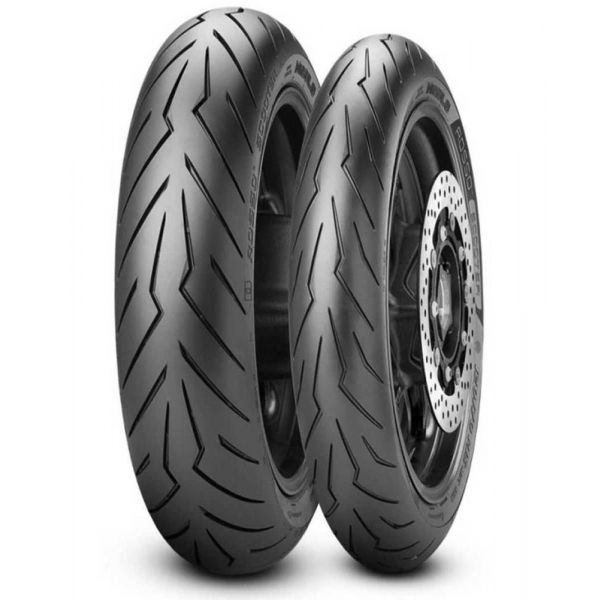 Pneu Moto Pirelli Pneu para Motocicleta Diablo Rosso Scoote 1 unidade