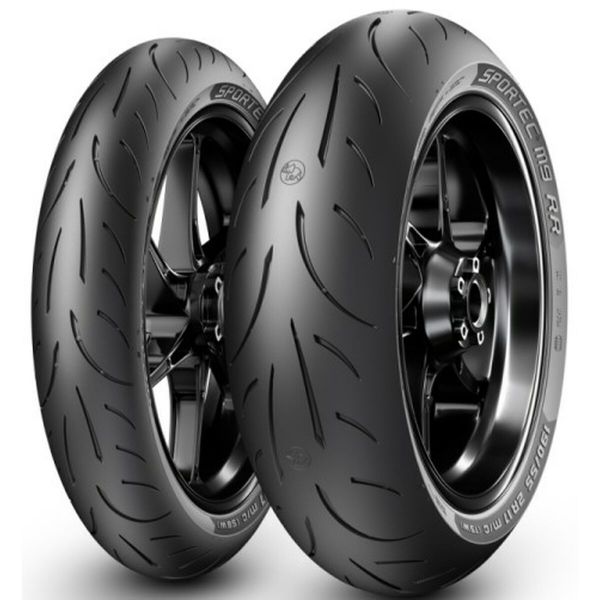 Pneu Moto Metzeler Sportec M9 RR ( 120/70 ZR19 TL 60W M/C, Rodas dianteiras ) - 8019227418316