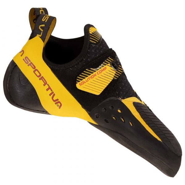 La Sportiva Solution Comp Climbing Shoes Preto 38 Homem