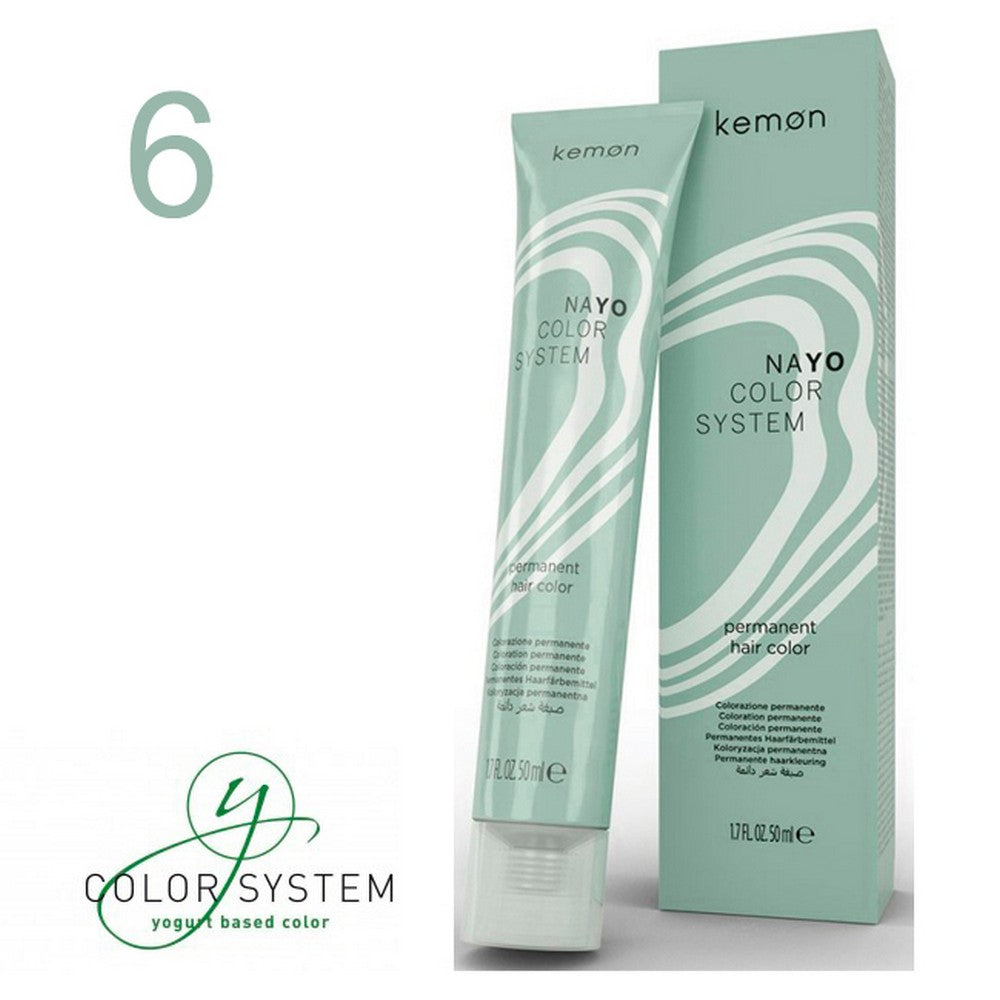 Kemon - Tinte Nayo Color Natural 6 Rubio Oscuro 50 ml