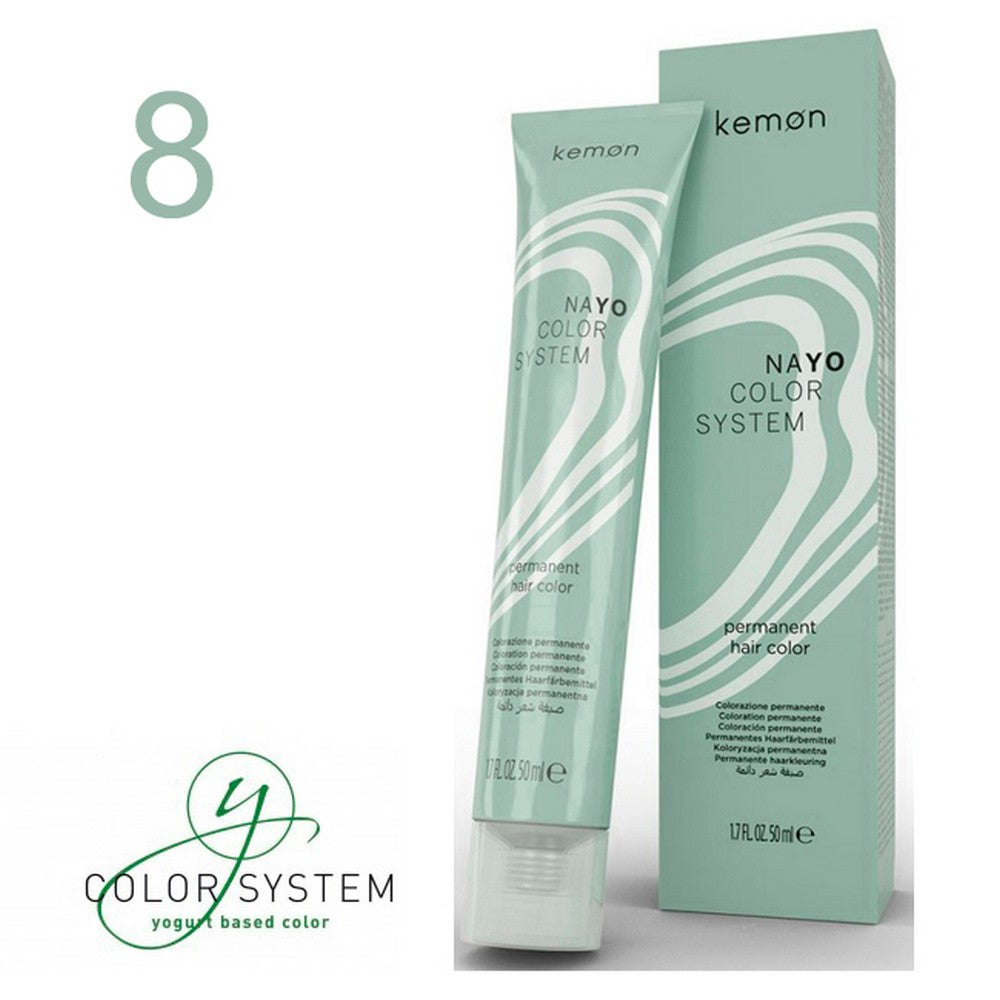 Kemon - Tinte Nayo Color Natural 8 Rubio Claro 50 ml
