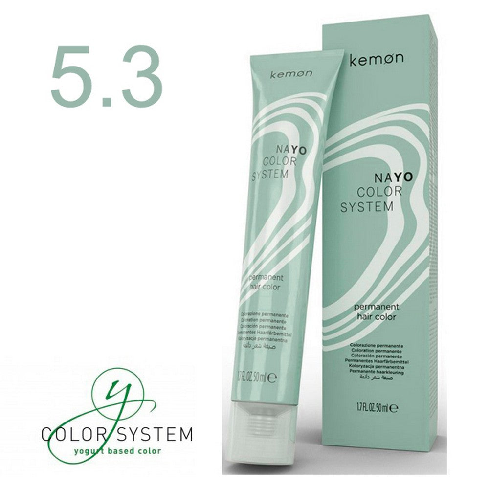 Kemon - Tinte Nayo Dorado 5.3 Castaño Claro 50 ml