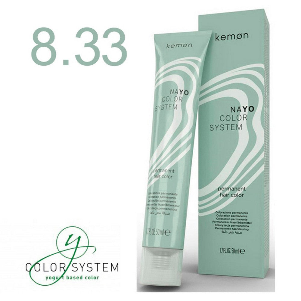 Kemon - Tinte Nayo Dorado Intenso 8.33 Rubio Claro 50 ml