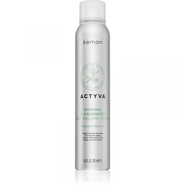 Kemon Actyva Volume e Corposità Spray para Dar Volume Desde Raízes 200ml