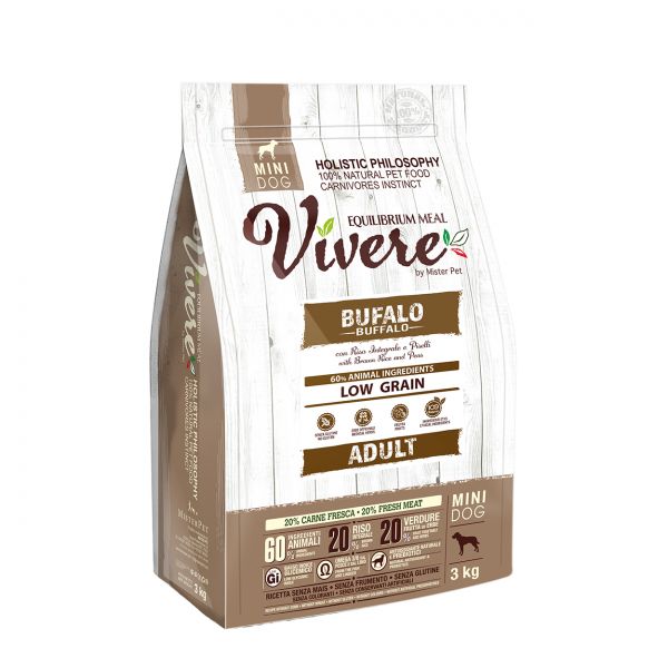 Mister Pet Vivere Mini Adult Buffalo 3kg
