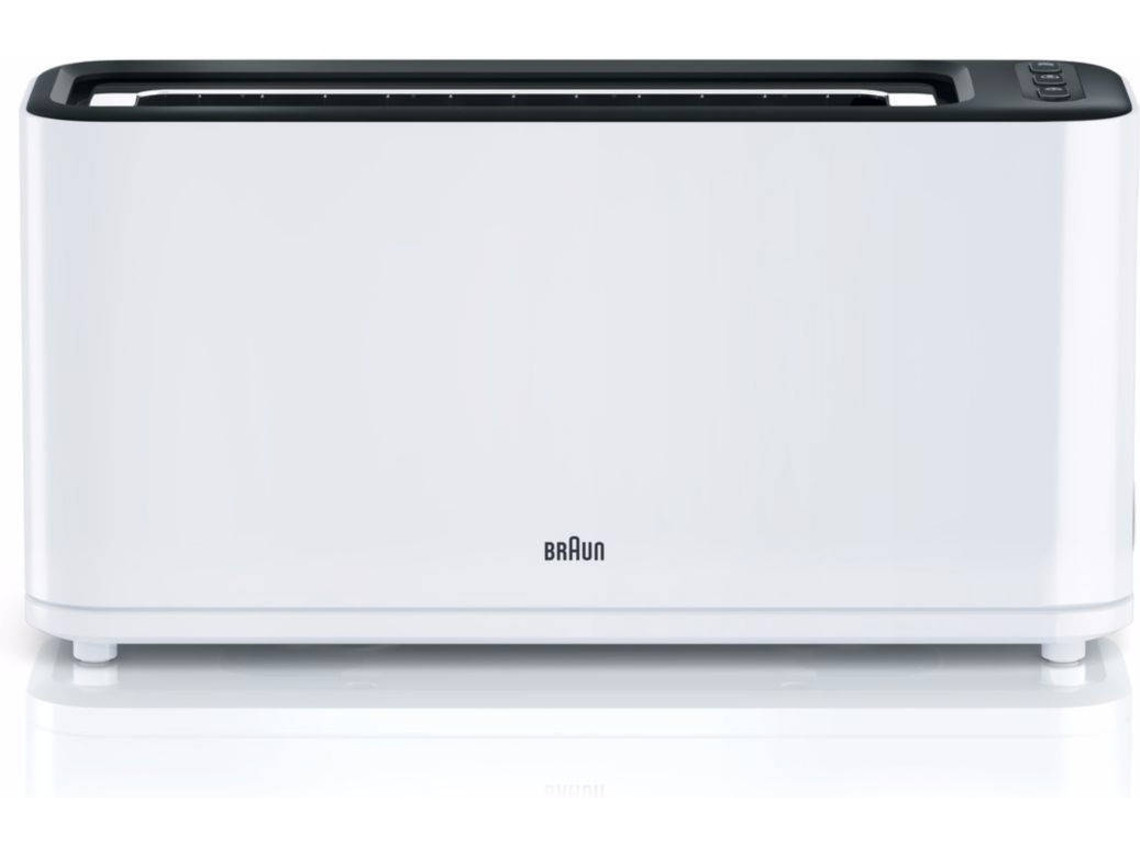 Torradeira Braun HT3100WH | 1000W, Descongelação, 7 Níveis