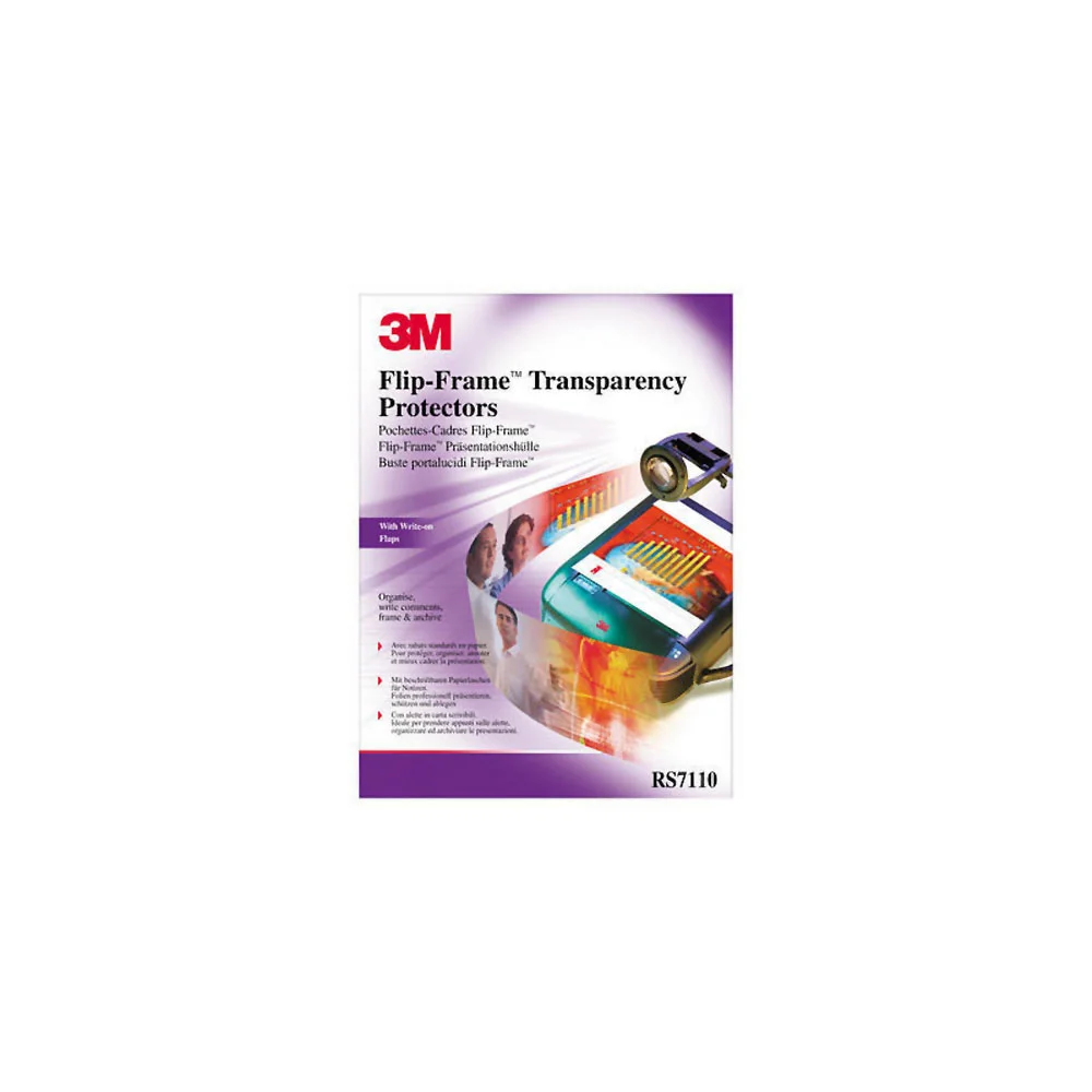 Bolsas Protectoras Transparencias c/Abas 3M RS7110 Pack 50