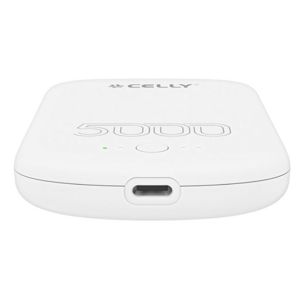 Powerbank Celly 5000 mAh White