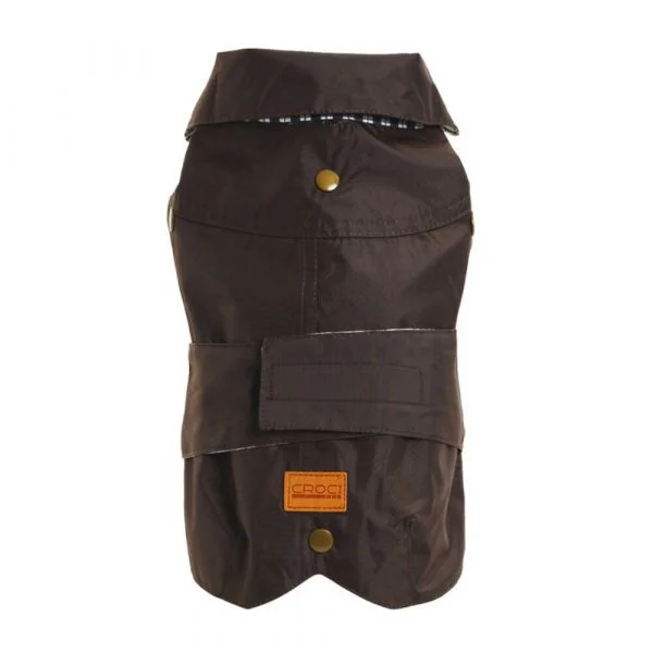 Croci Capa de Chuva Montreal para Cães L-XL Castanho