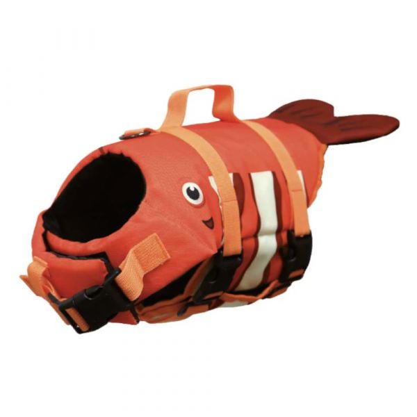 Croci Colete Salva-Vidas Clownfish para Cães M