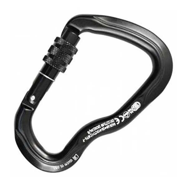 kong Mosquetão Ferrata Threaded Black - K778NNN6ANKK