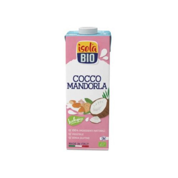 Isola Bebida de Côco com Amêndoa S/glúten Bio 1L