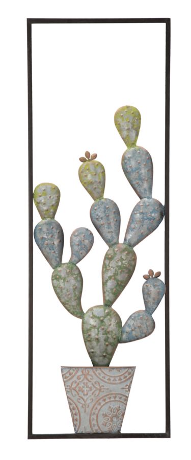Painel em Ferro Cactus-Frame -A- Cm 31x2,5x90