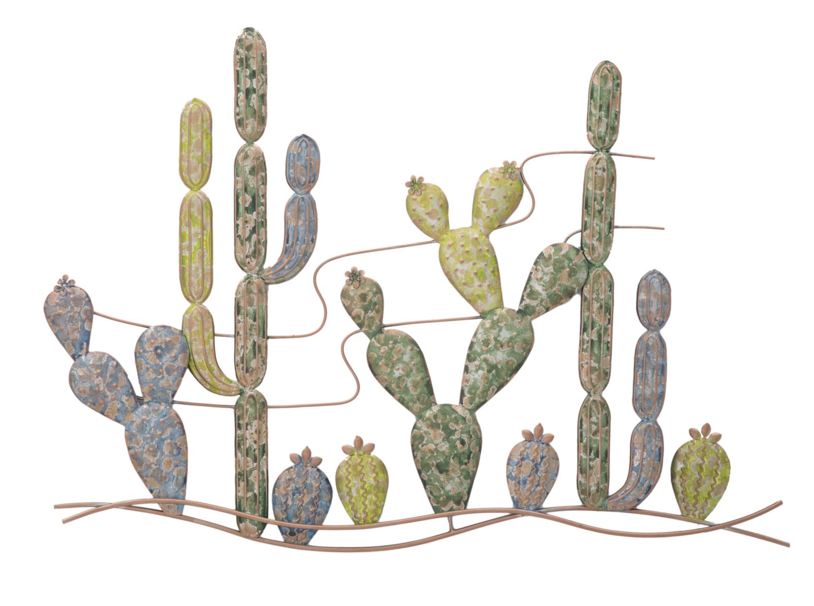 Painel em Ferro Cactus -B- Cm 90x2,5x64