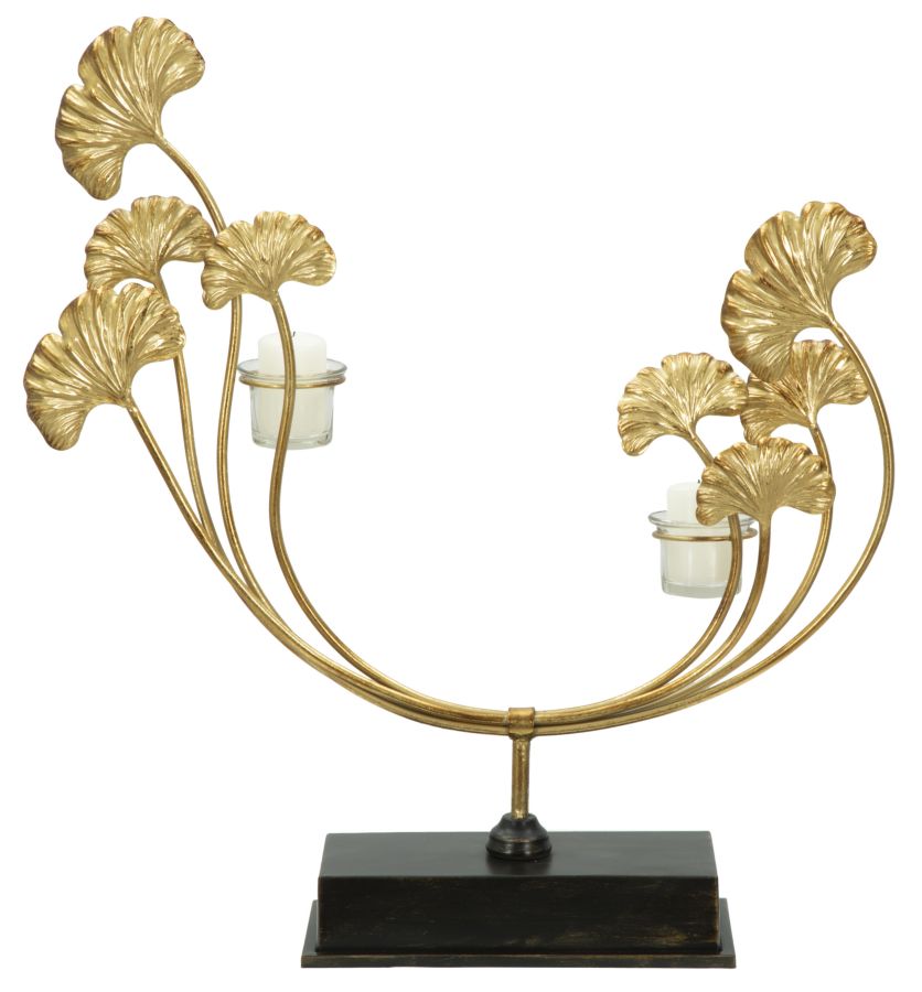 Porta velas Glam Iris Cm 50x12x55