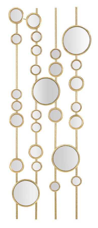 Painel de Parede Small Mirrors Cm 35,5x1,5x90