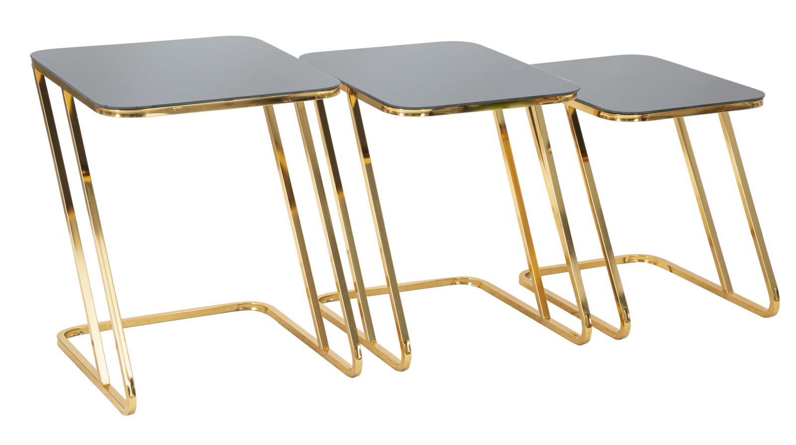 Mesas Auxiliares Simple Conjunto 3pz Cm 44x50,5x55,5-39x49x51-34x47x45