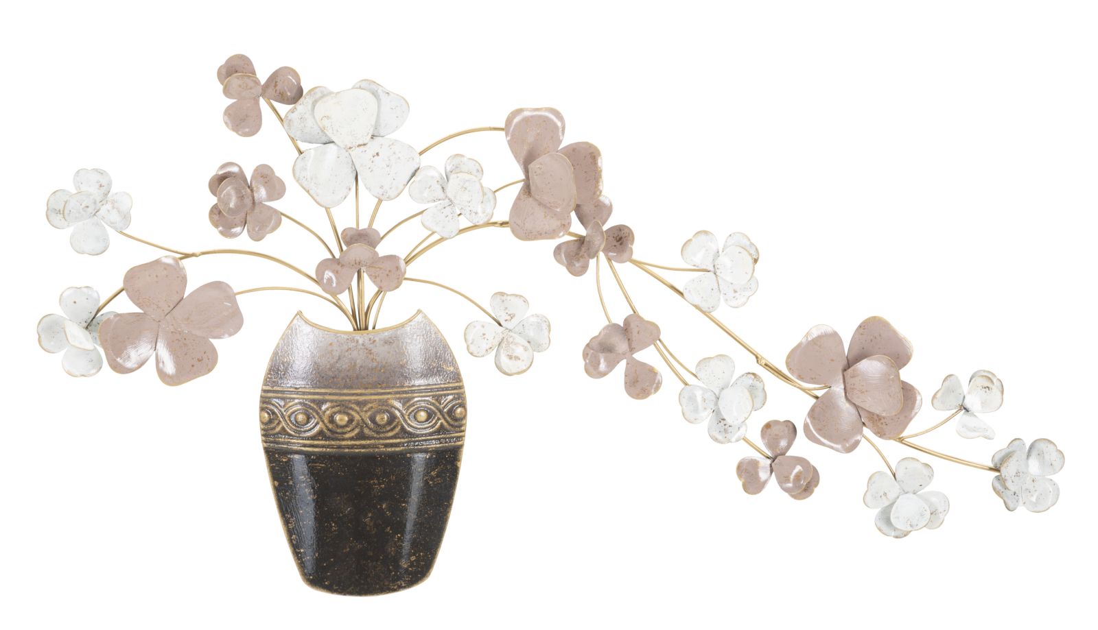 Painel em Ferro Vase New Cm 87,5x6x46