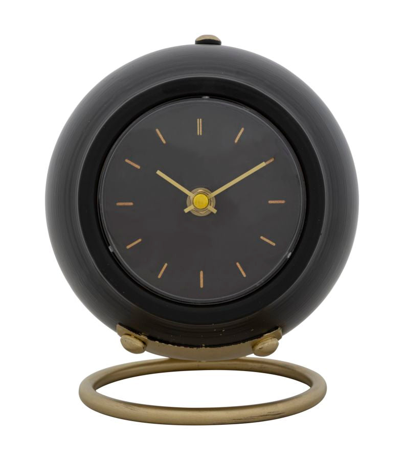 Relógio de Mesa Ball Preto Cm 16x13x19