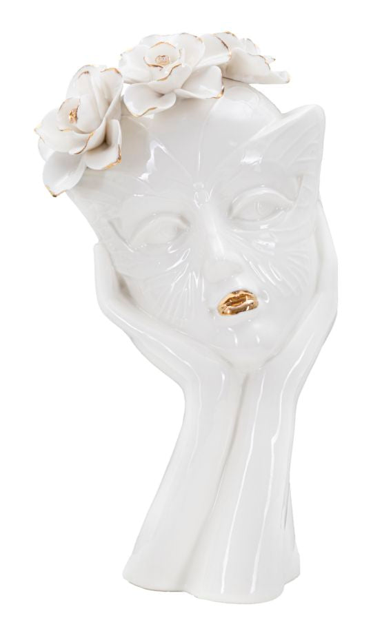 Jarra Mulher Mask Cm 16,5x14x27,3
