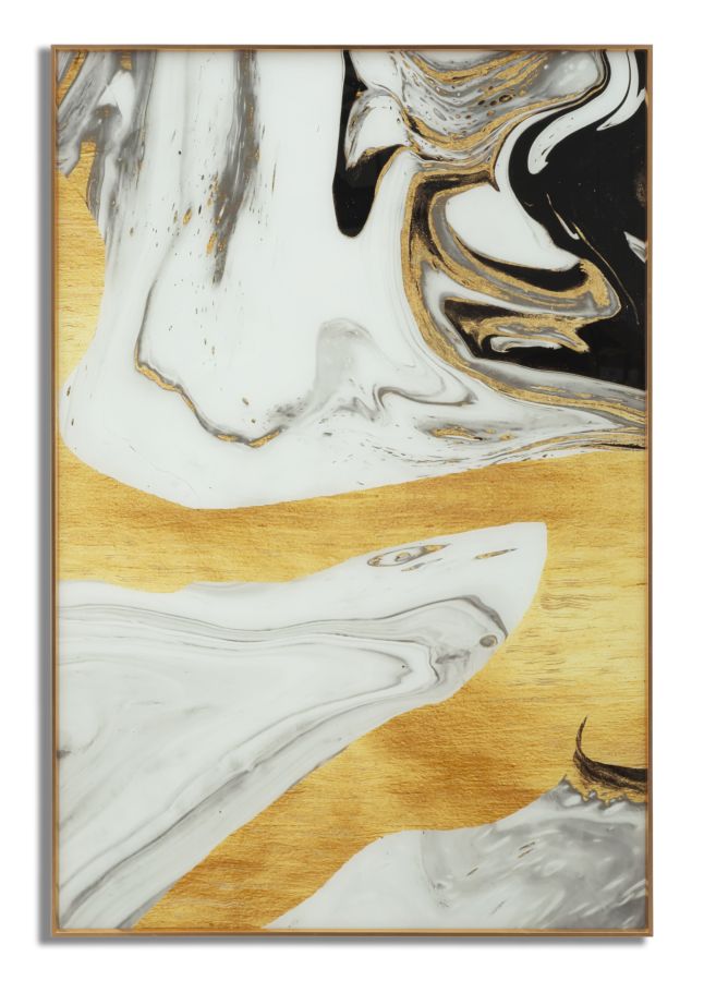 Painel Vetro com Moldura Ghostly Cm 80x3,5x120