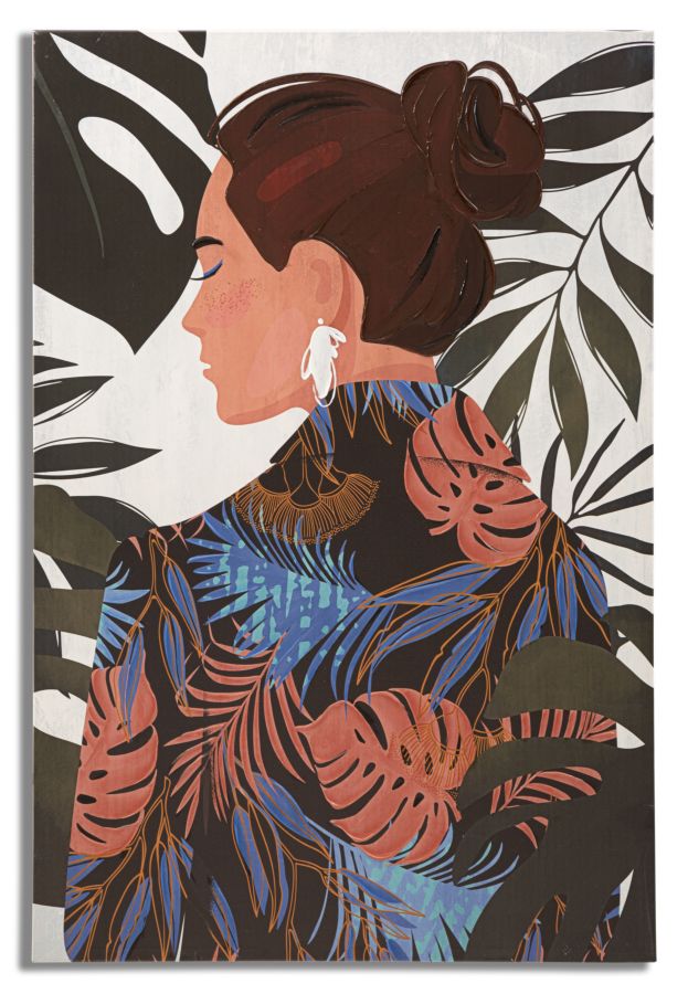 Moldura decorativa Lady Jungle -B- 80x2,8x120