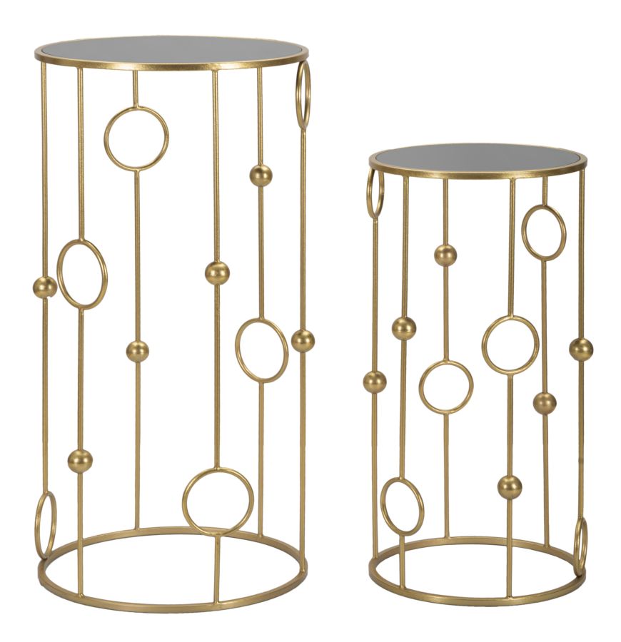 Mesa Auxiliar Cage Par Cm ø 50x100-40x80